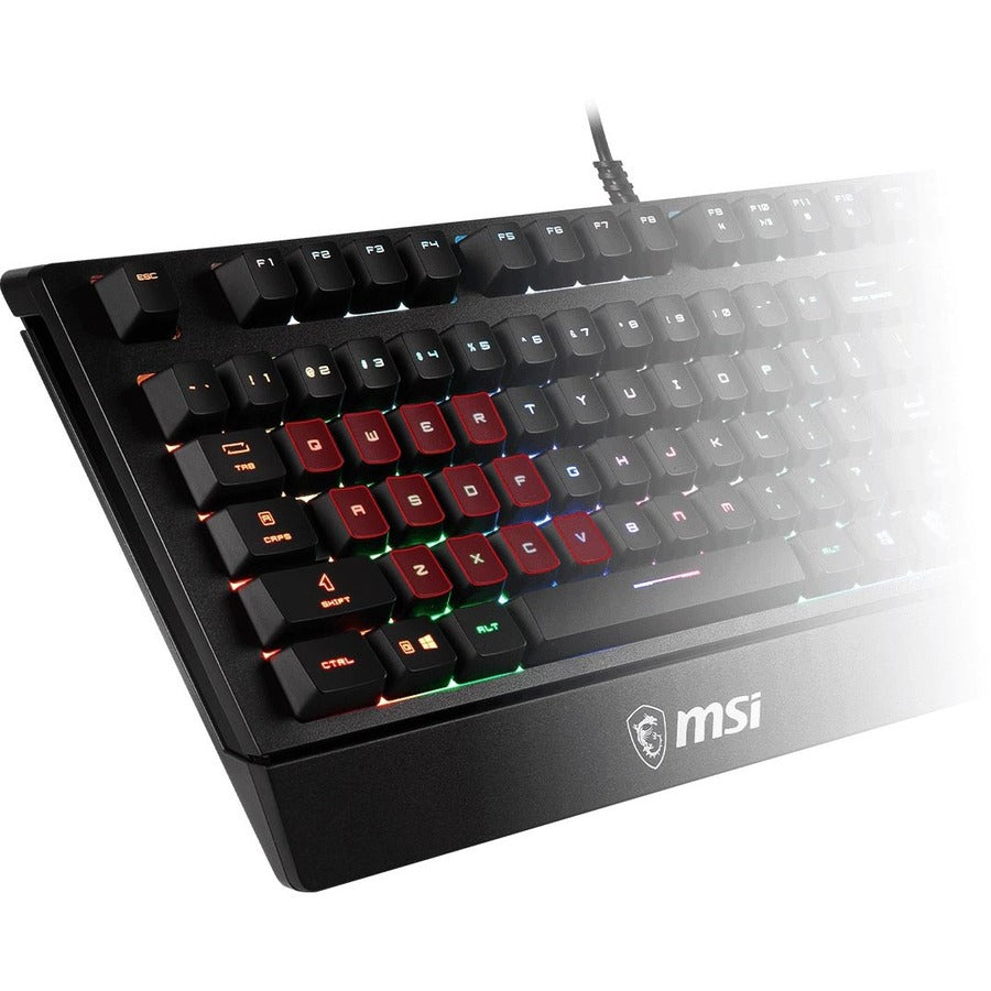 MSI VIGOR GK20 Gaming Keyboard, Adjustable Backlighting, Water Resistant, Anti-ghosting