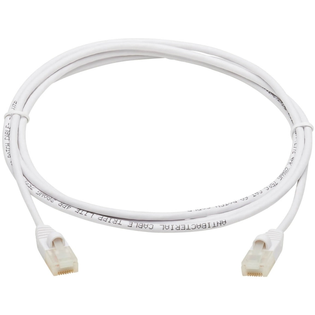 Tripp Lite N261AB-S05-WH Cat.6a UTP Network Cable, 5 ft, Gold Plated Connectors, Snagless Boot, 10 Gbit/s Data Transfer Rate
