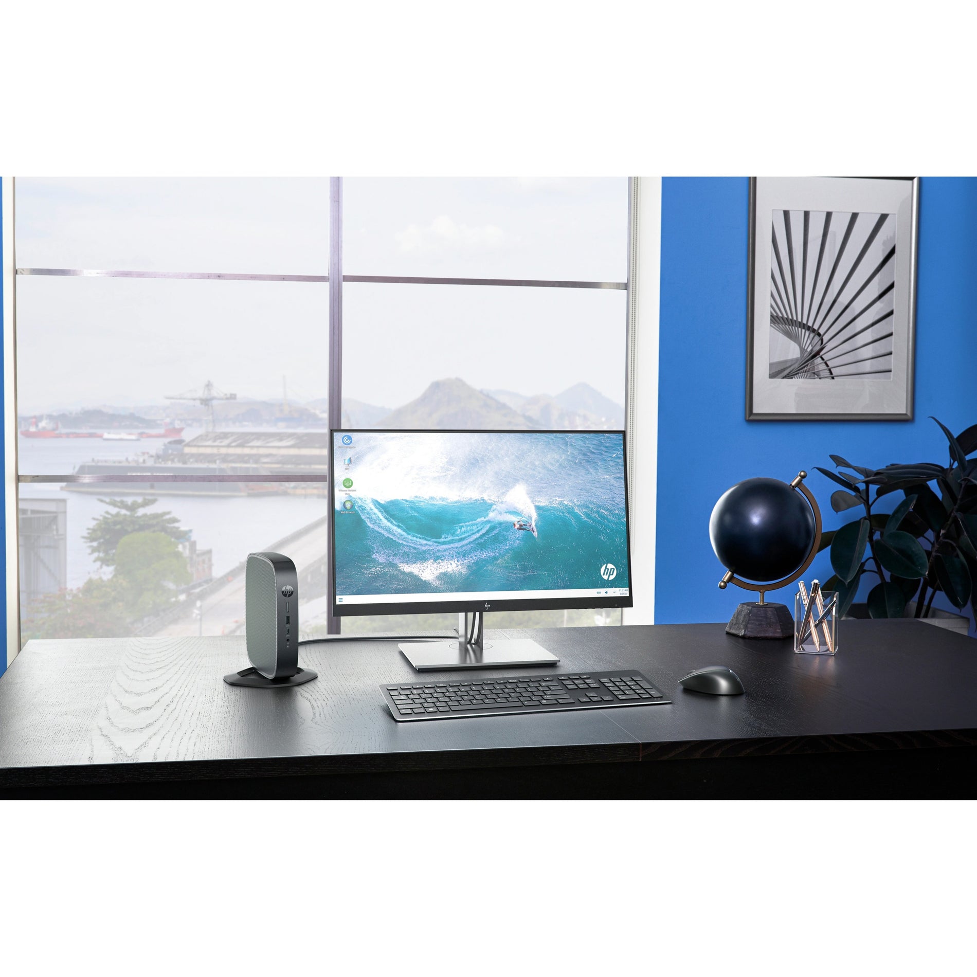HP EliteDisplay E24 G4 FHD Monitor, 24" Full HD, Anti-glare, Height Adjustable