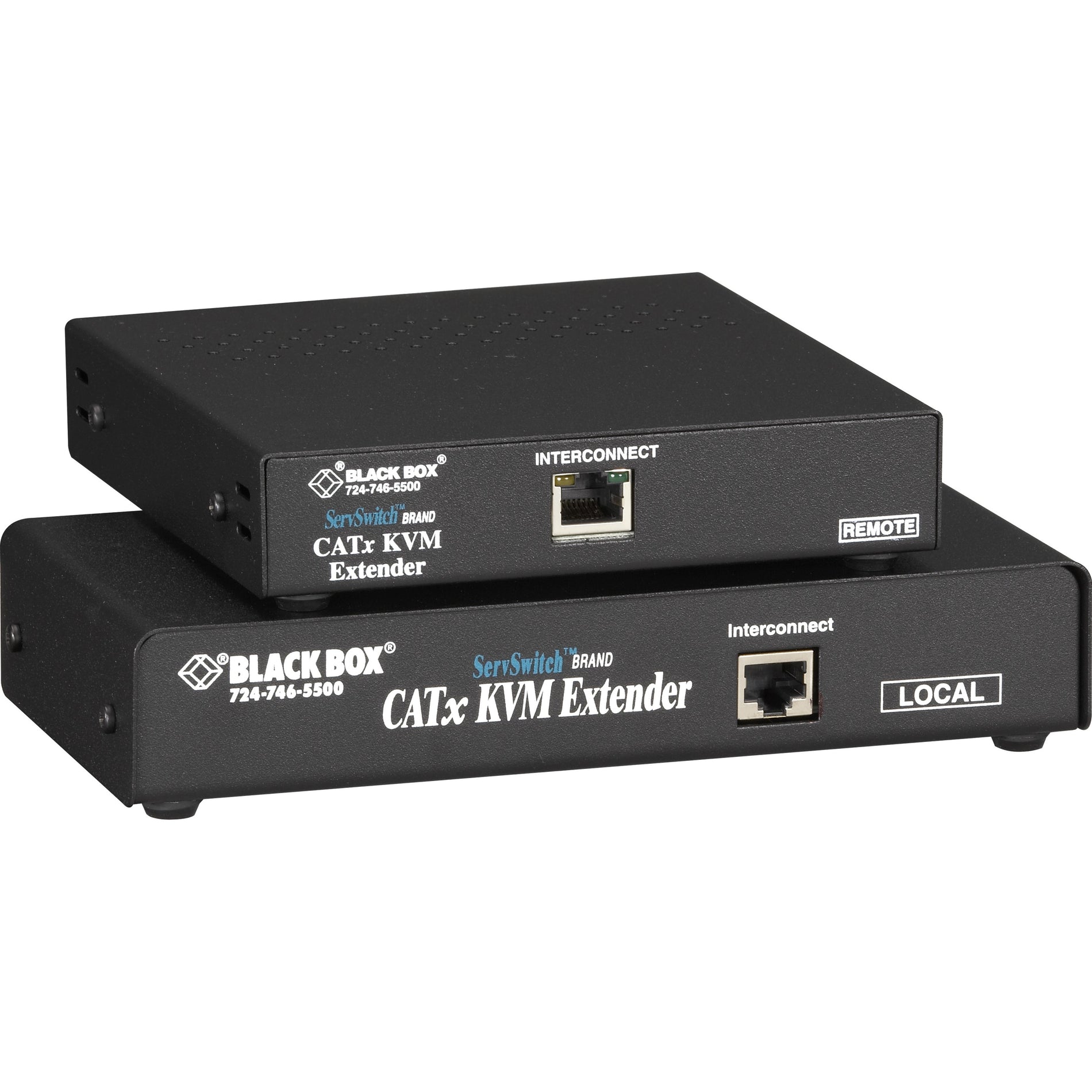 Black Box ACU2009A ServSwitch KVM Console/Extender, Dual-Access Kit for Point-to-Point Extension
