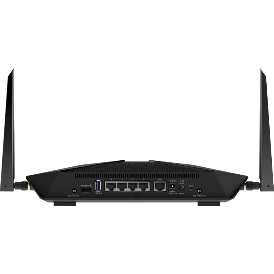 Netgear LAX20-100NAS Nighthawk 4 Stream LTE WiFi 6 Router, Greater Network Capacity, Powerful Signal Strength
