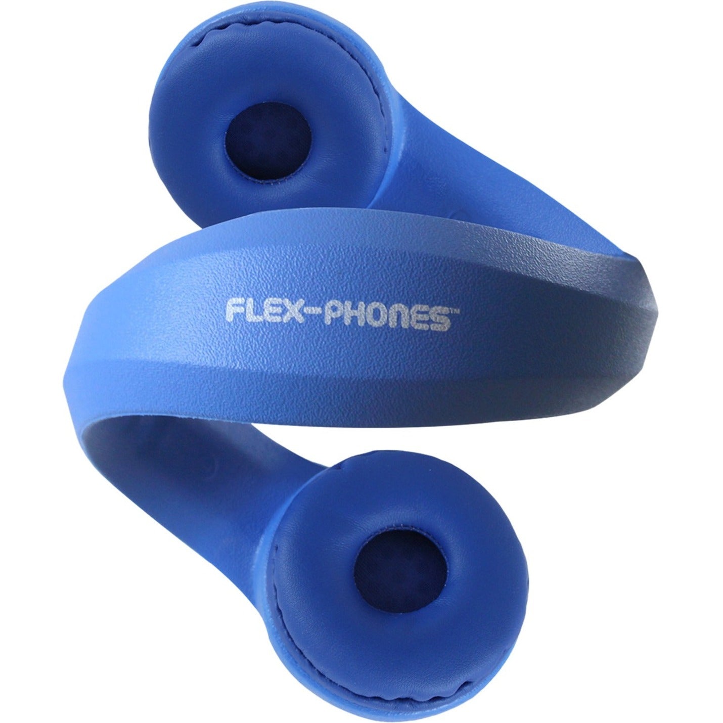 Hamilton Buhl KFX2U-BLU Kid's Flex-Phones USB Headset With Gooseneck Microphone, Blue - Comfortable, Flexible, Noise Cancelling