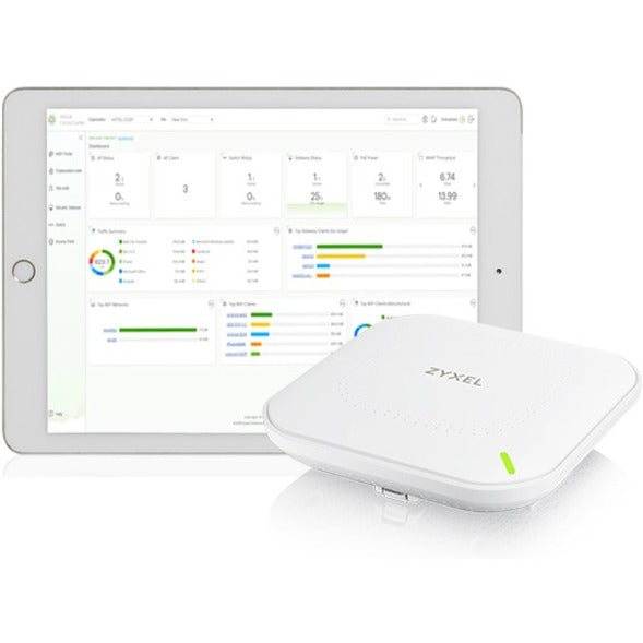 ZYXEL NWA1123ACV3 802.11ac Wave 2 Dual-Radio Ceiling Mount PoE Access Point, 1.17 Gbit/s Wireless Access Point