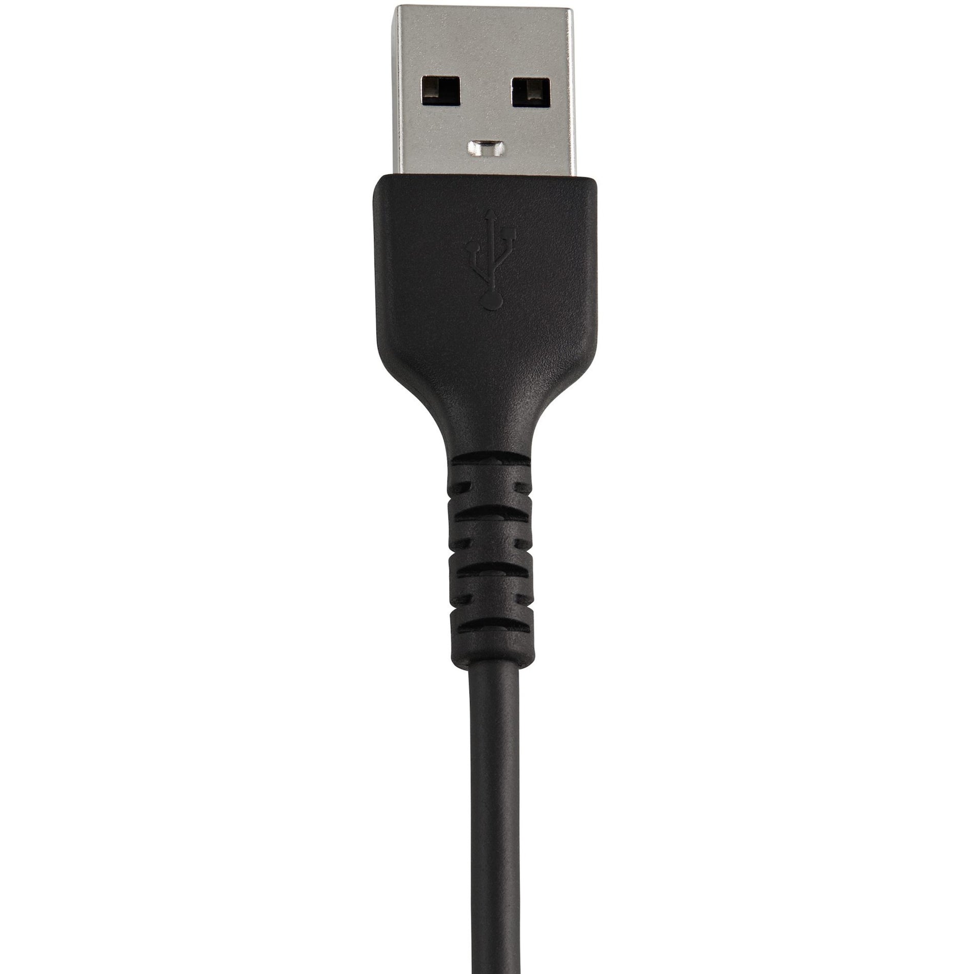 StarTech.com RUSBLTMM30CMB Lightning/USB Data Transfer Cable, Durable Black iPhone iPad Charge/Sync Charger Cord w/ Aramid Fiber, MFI Certified