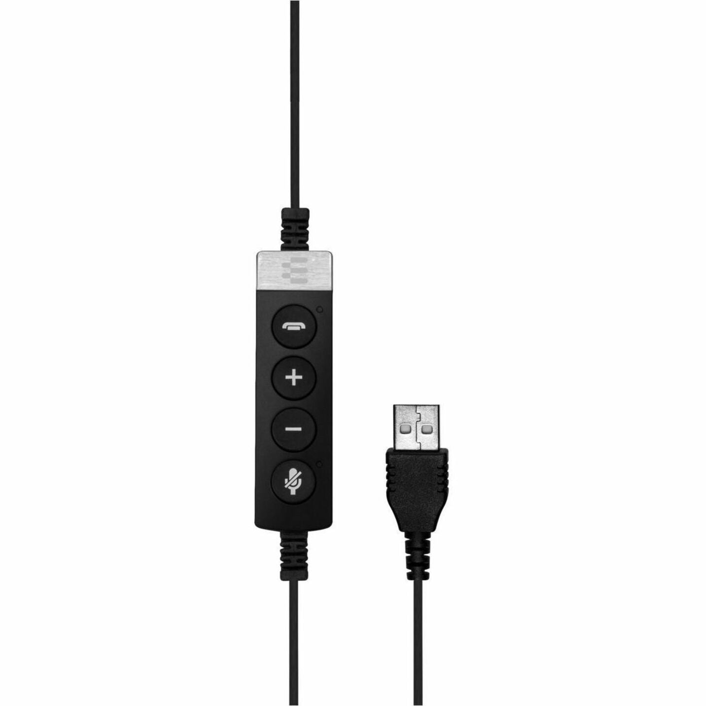 EPOS | SENNHEISER 1000553 IMPACT SC 660 USB ML Headset, Stereo, Wired, On-ear, Binaural, Noise Cancelling Microphone, Black, Silver