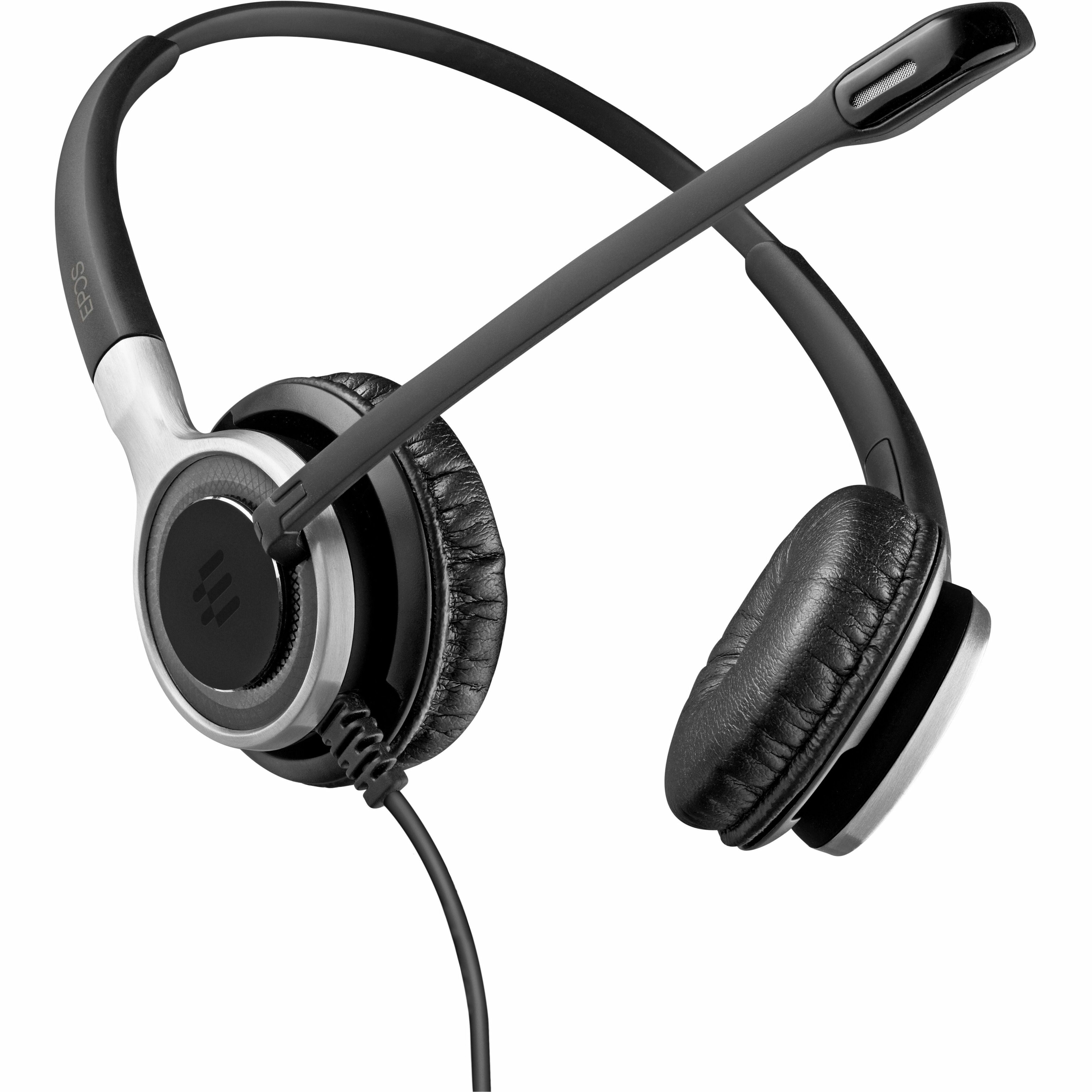 EPOS | SENNHEISER EPOS IMPACT SC 660 Stereo On-ear Headset - Noise Cancelling Microphone - Black, Silver [Discontinued]
