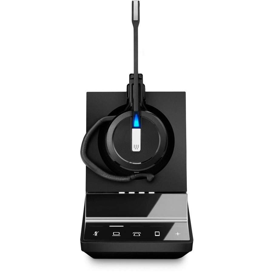 EPOS | SENNHEISER 1000597 IMPACT SDW 5015 - US Headset, Wireless On-ear Mono Headset with Busylight