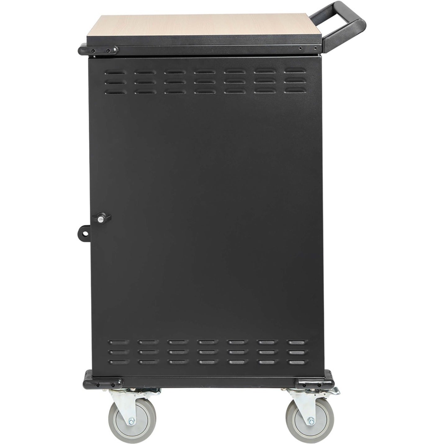 Tripp Lite CSCSTORAGE1 Locking Storage Cart for Mobile Devices and AV Equipment - Black, Anti-theft, Mobility, Key Lock