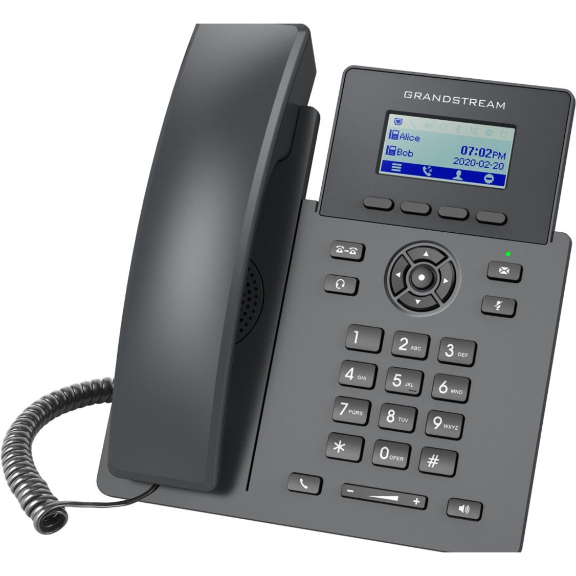 Grandstream GRP2601P Essential IP Phone, 2 Lines, 2 SIP Accounts, PoE
