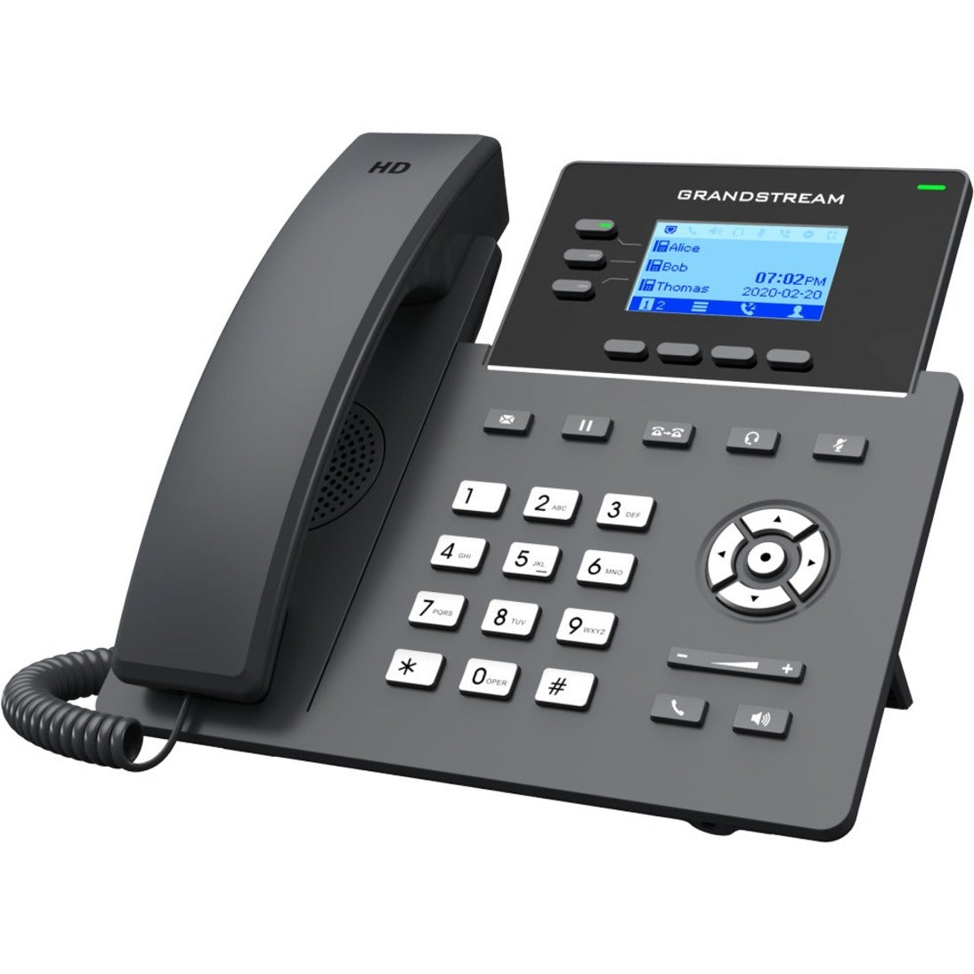 Grandstream GRP2603 3-Line Essential IP Phone, Speakerphone, VoIP, Corded, Desktop/Wall Mountable