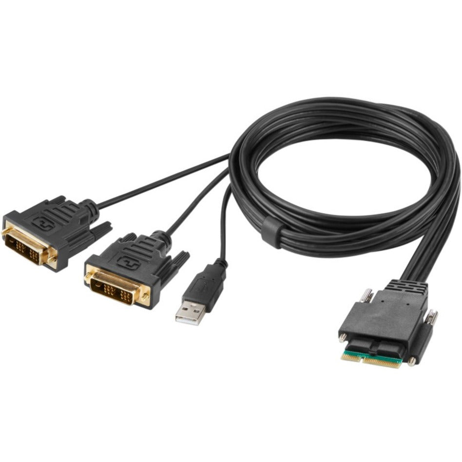 Belkin F1DN2MOD-HC-D06 Modular DVI Dual Head Host Cable 6 Feet, Active KVM Cable