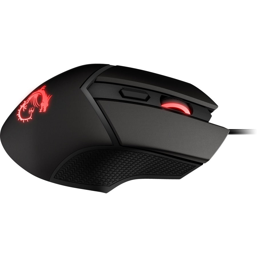MSI Clutch GM20 Elite Gaming Mouse, Ergonomic Fit, 6400 dpi, 6 Buttons, USB 2.0