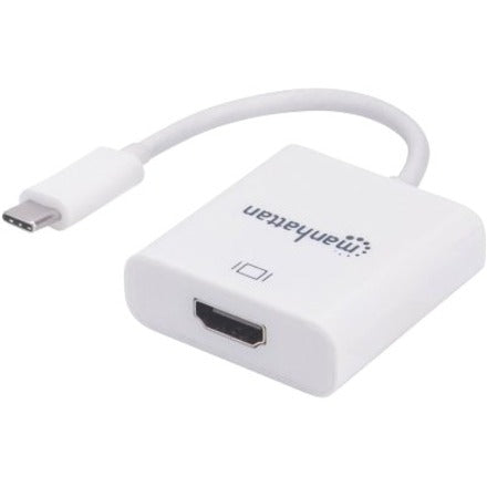 Manhattan 152921 SuperSpeed+ USB 3.1 Gen 2 USB-C Male to HDMI Female Converter, White