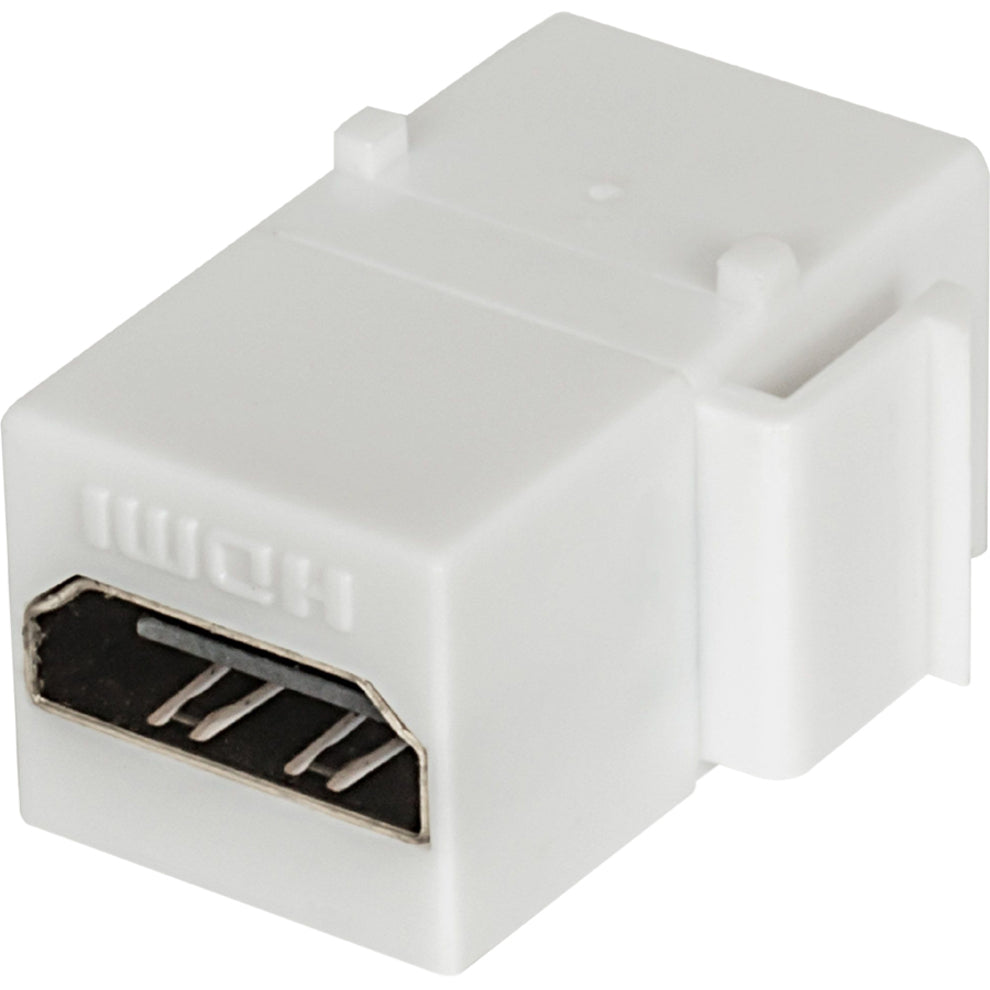 Intellinet 771351 HDMI Inline Coupler Keystone Typ - vergoldete Anschlüsse Weißer Kunststoff