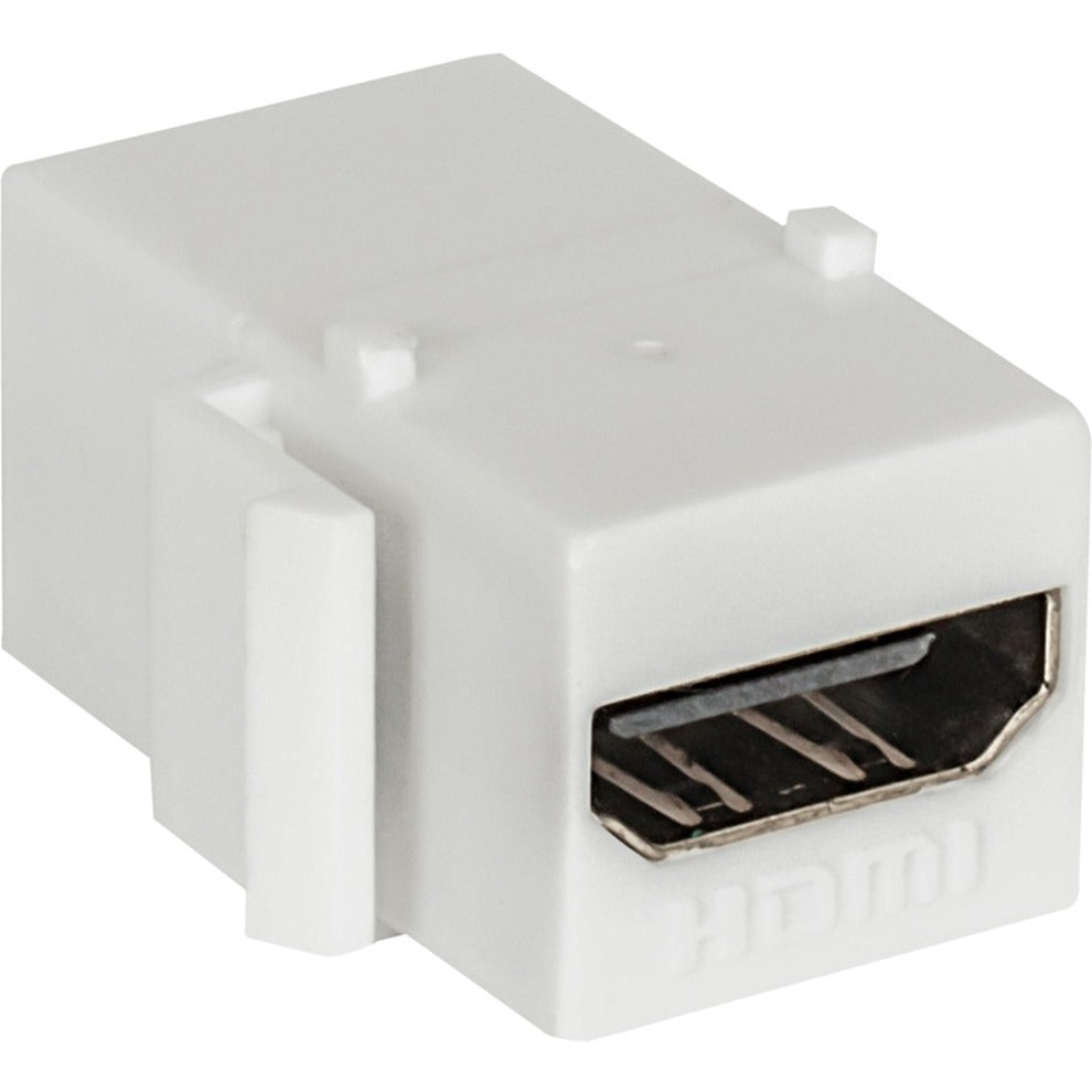 Intellinet 771351 HDMI Inline Coupler Keystone Typ - vergoldete Anschlüsse Weißer Kunststoff