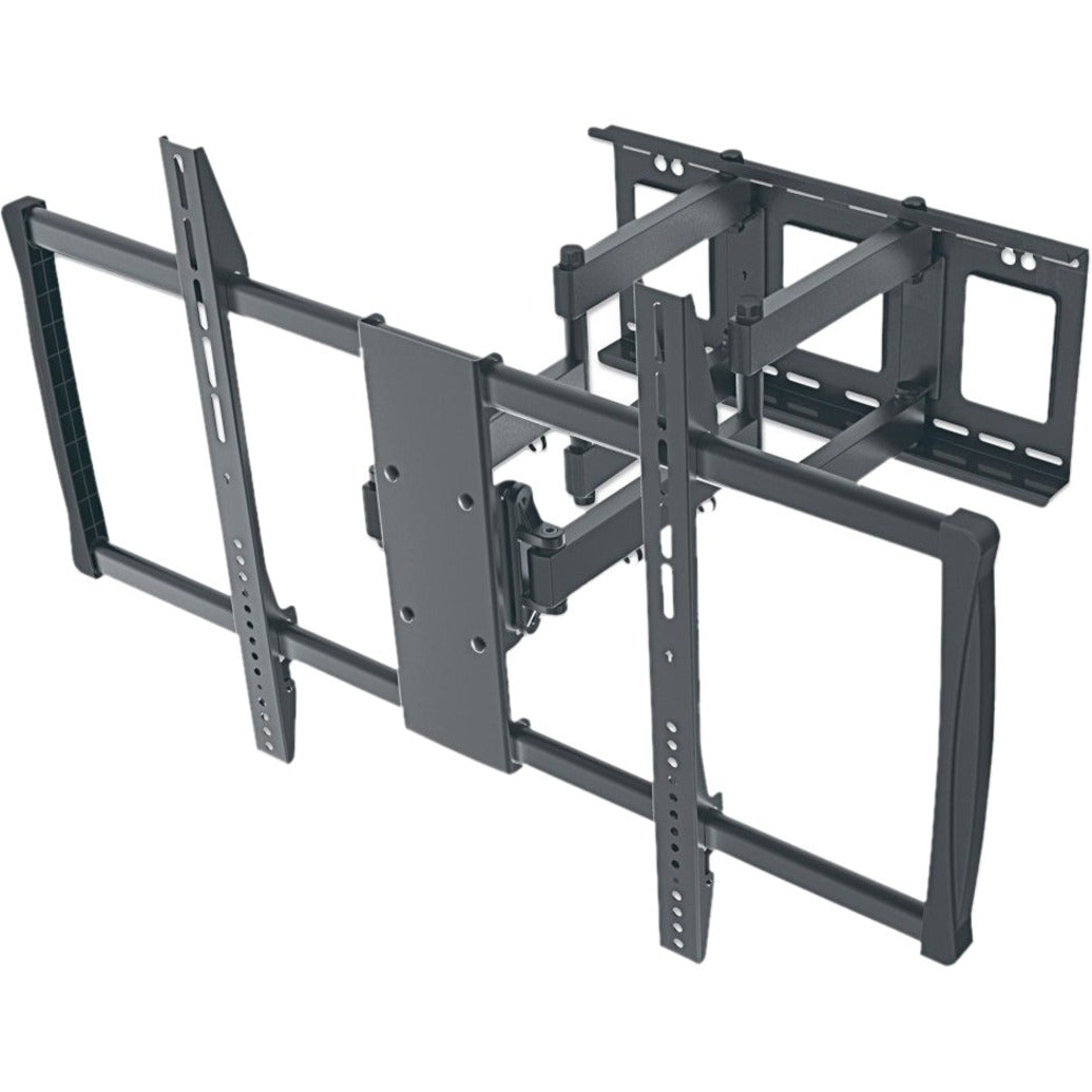Manhattan 461221 Universal LCD Full-Motion Large-Screen Wall Mount, Supports 60" to 100" Screens, 80kg Capacity, 45° Swivel