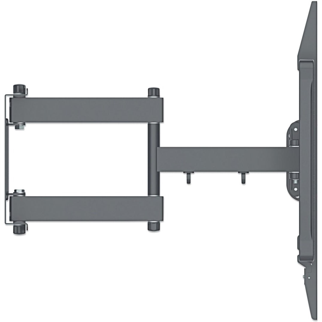 Manhattan 461221 Universal LCD Full-Motion Large-Screen Wall Mount, Supports 60" to 100" Screens, 80kg Capacity, 45° Swivel