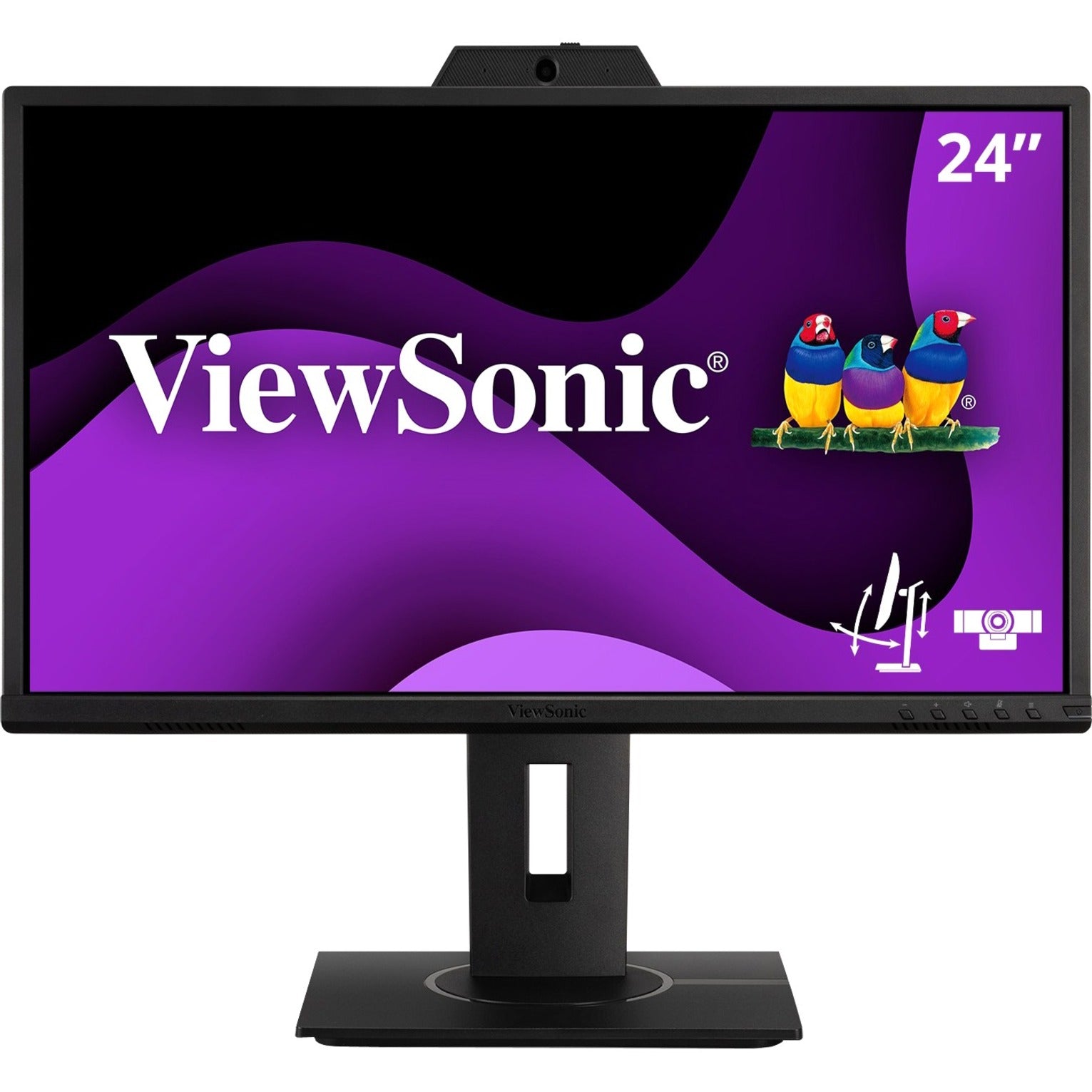 ViewSonic VG2440V 24 Video Conference Monitor with Built-in Webcam, 1920x1080 Resolution