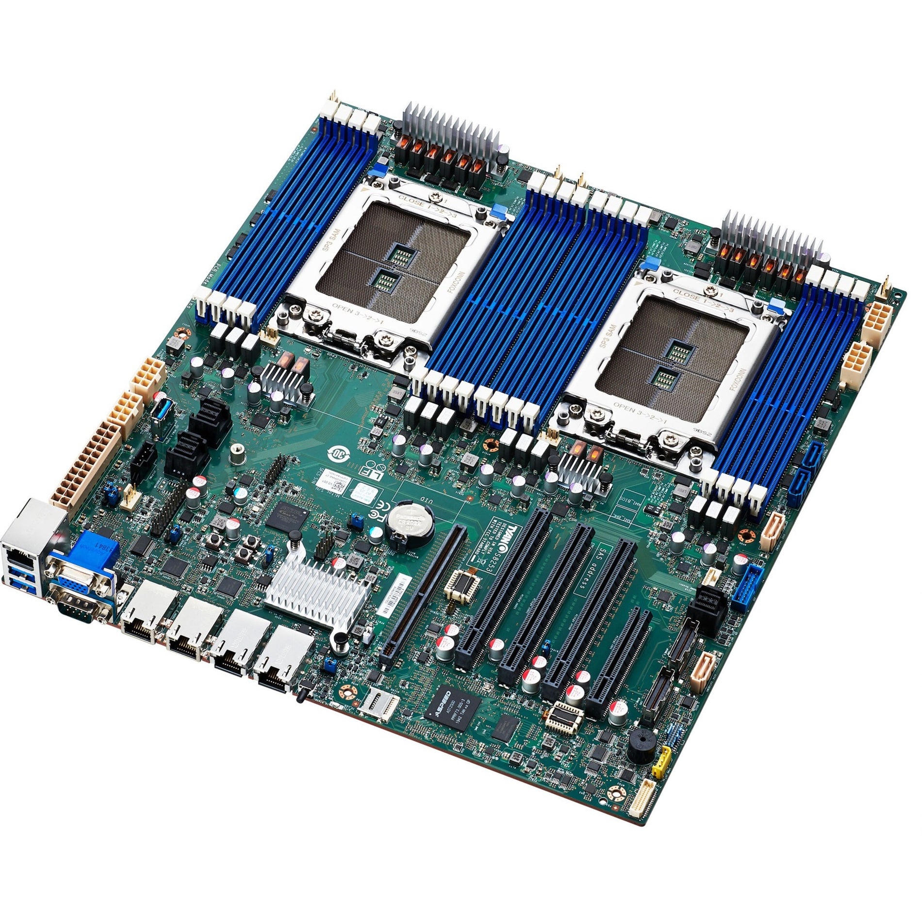 Tyan S8253GM4NE-2T Tomcat CX S8253 Server Motherboard, AMD SP3, Max 1024GB DDR4 EATX