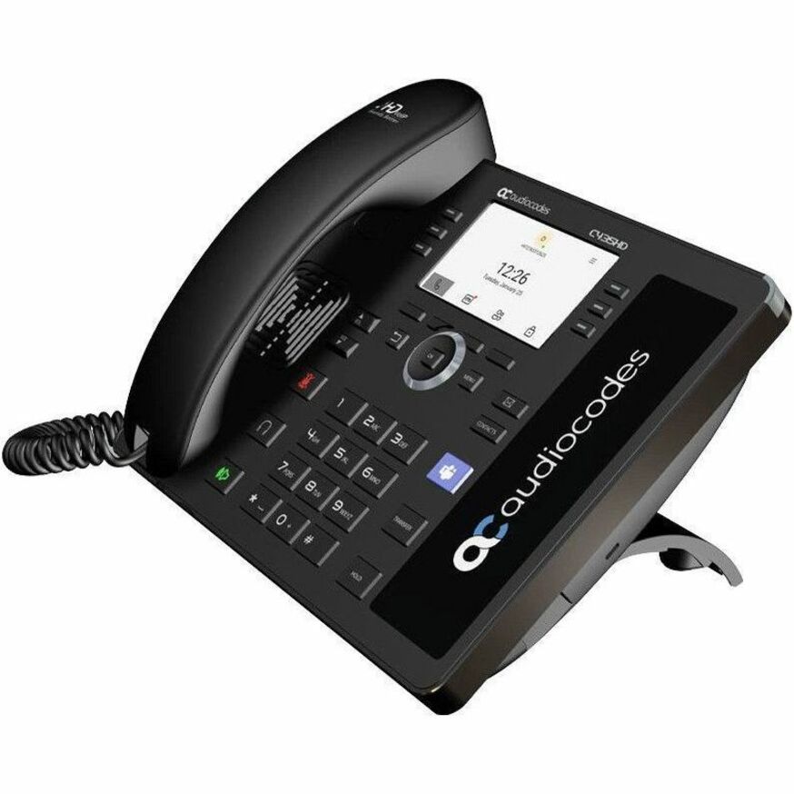 AudioCodes TEAMS-C435HD-R Teams C435HD IP Phone PoE GbE, black