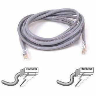 Belkin A3L791-03-H Cat. 5E STP Patch Cable, Gray, 3 ft, PowerSum Tested