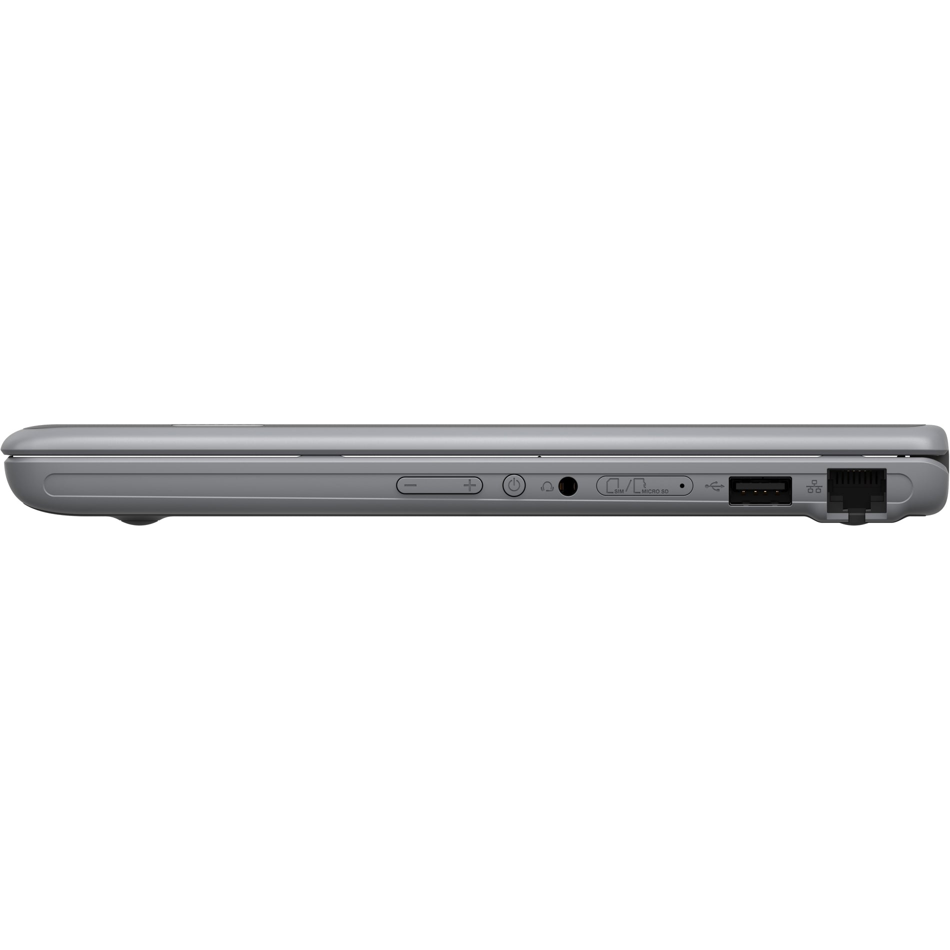Asus BR1100F BR1100FKA-XS04T 11.6" Touchscreen Rugged Convertible 2 in 1 Notebook, Intel Celeron N4500, 4GB RAM, 128GB Flash Memory, Dark Gray