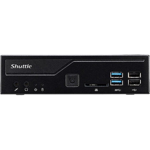 Shuttle S1200 H410 XPC slim DH410S Barebone System, Black, 90W GLN HDMI DISPLAY-PORT