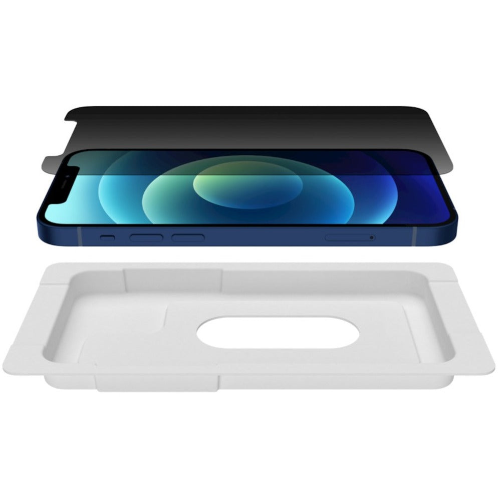 Belkin OVA045ZZ UltraGlass Privacy Anti-Microbial Bildschirmschutz für iPhone 12 / iPhone 12 Pro Transparent