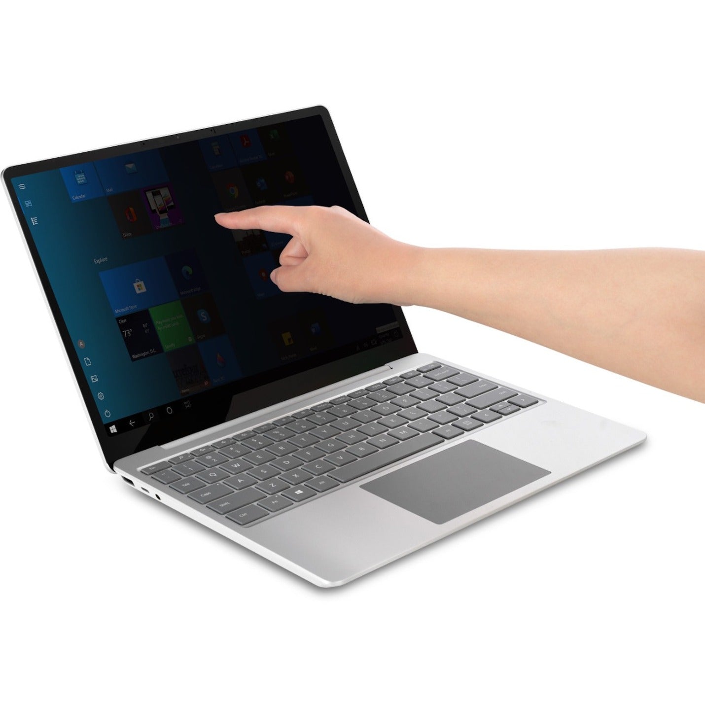 Kensington K54250WW SA124 Privacy Screen for Surface Laptop Go, 3 Year Warranty, Easy to Remove, Blue Light Reduction