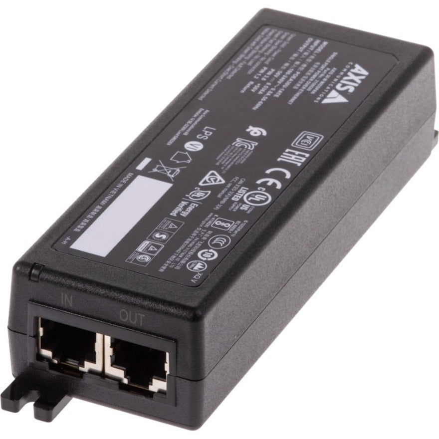 AXIS 02172-004 30 W Midspan, Power Over Ethernet Injector