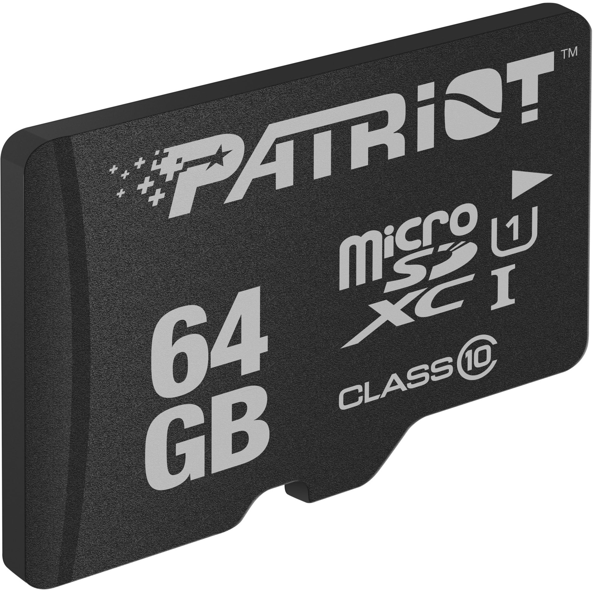 Patriot Memory PSF64GMDC10 LX 64GB microSDXC Card, 2 Year Limited Warranty, Class 10/UHS-I (U1), 80 MB/s Read Speed