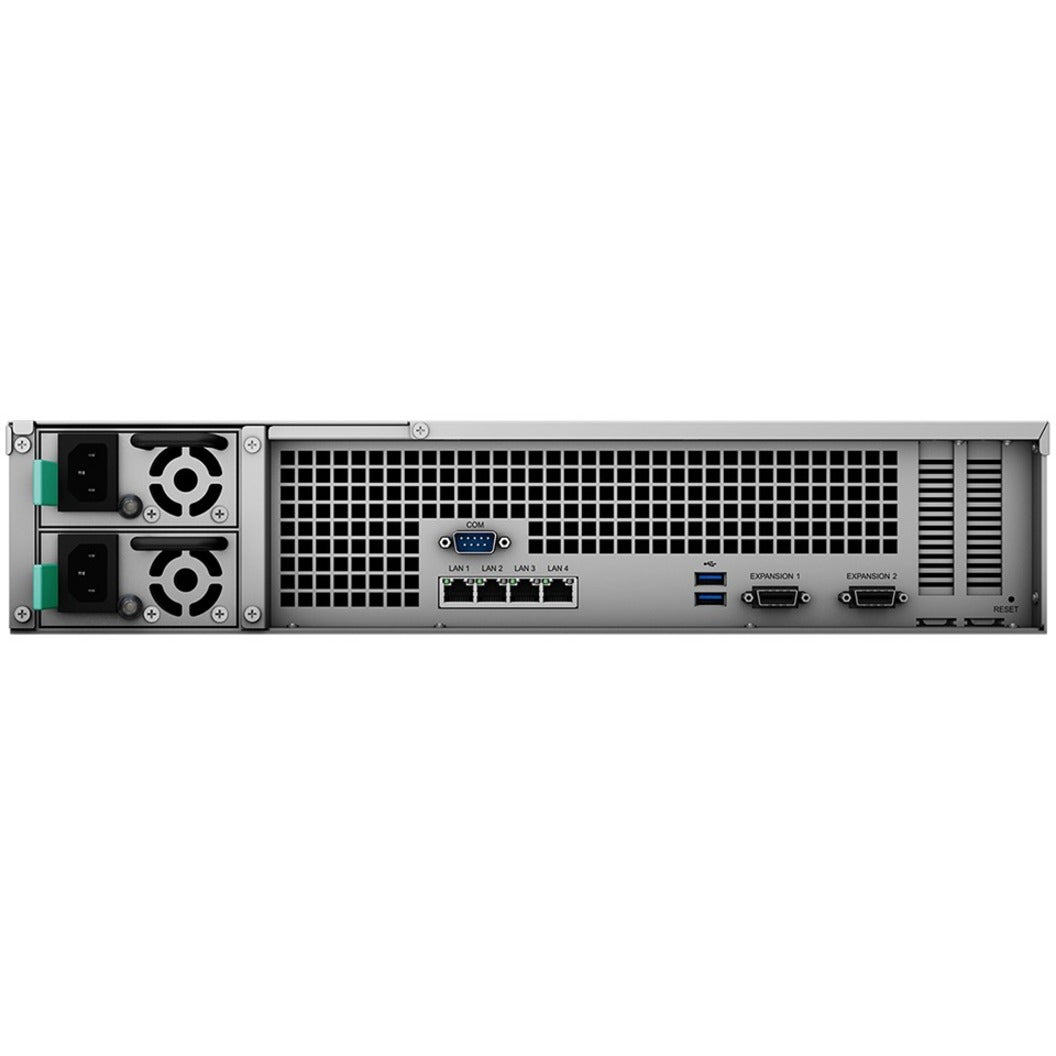 Synology RS3621RPXS RackStation SAN/NAS Storage System, 12-Bay, 8GB DDR4, Xeon D-1531, 2.20GHz, 2U Rack-mountable