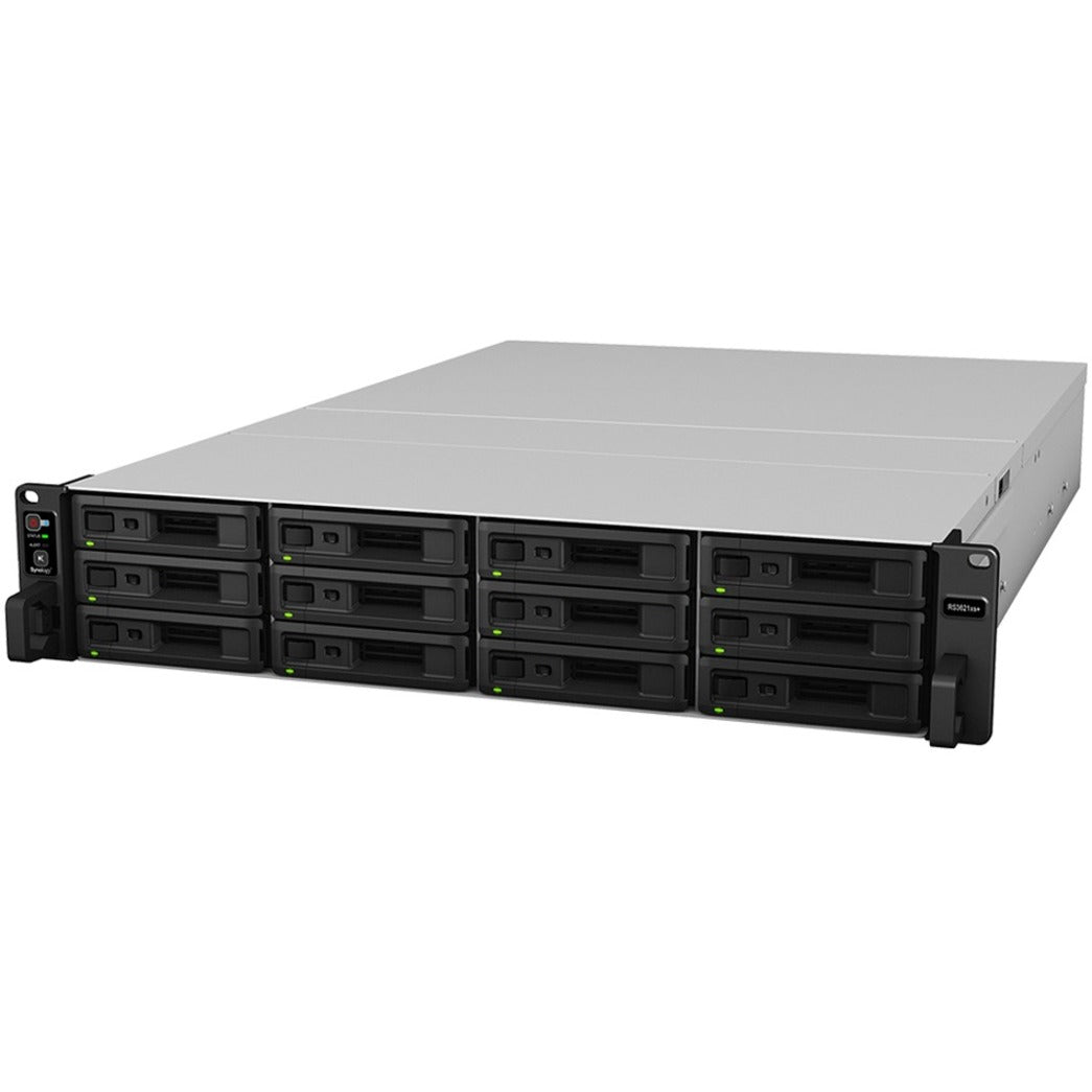 Synology RS3621XS++ RackStation SAN/NAS Storage System, 8GB DDR4, 12-Bay, 10GbE, 2U Rackmount