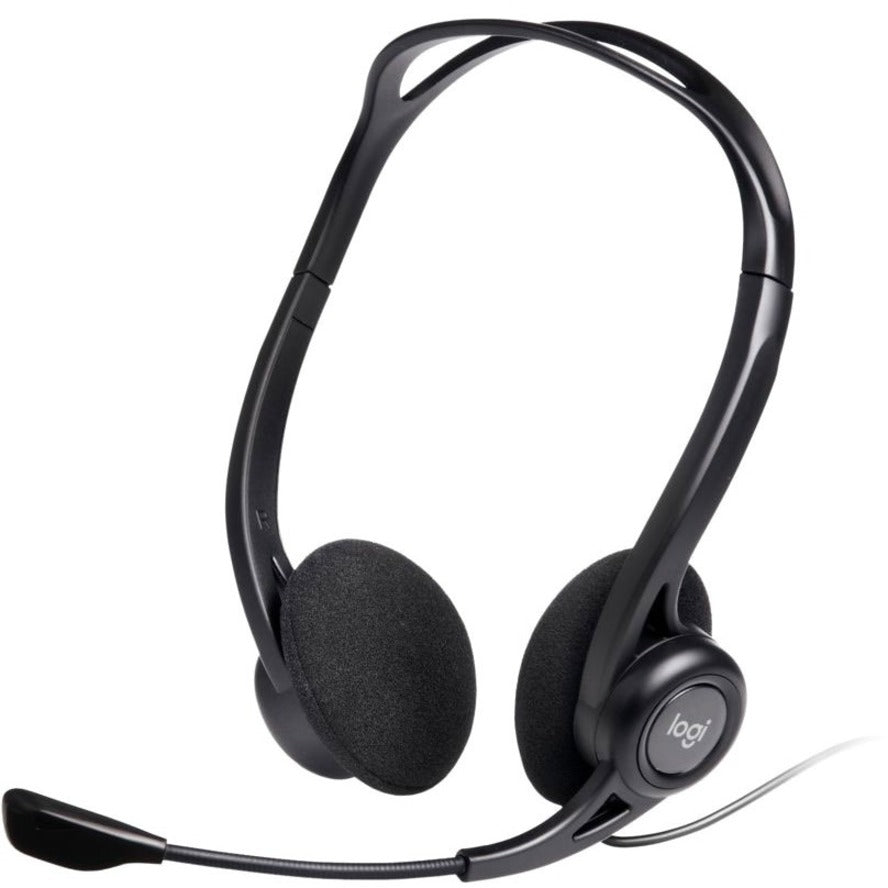 Logitech 981-000710 USB Computer Headset, Binaural Over-the-head, Noise Cancelling, 1 Year Warranty