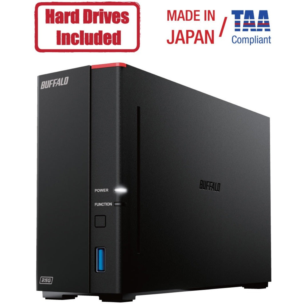 Buffalo LS710D0401 LinkStation 710D 4TB Hard Drives Included, 1 Bay, 2GB RAM, 2.5 Gigabit Ethernet