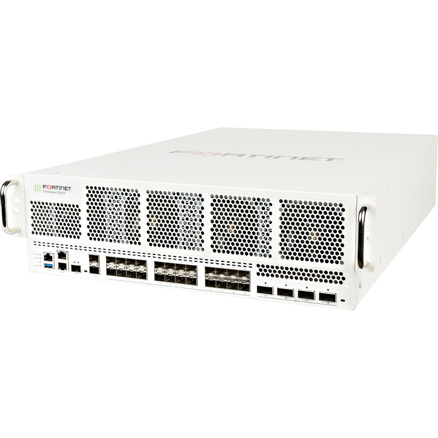 Fortinet FG-6301F-DC-BDL-811-12 FortiGate Network Security/Firewall Appliance, 1 Year 24x7 FortiCare and FortiGuard Enterprise Protection