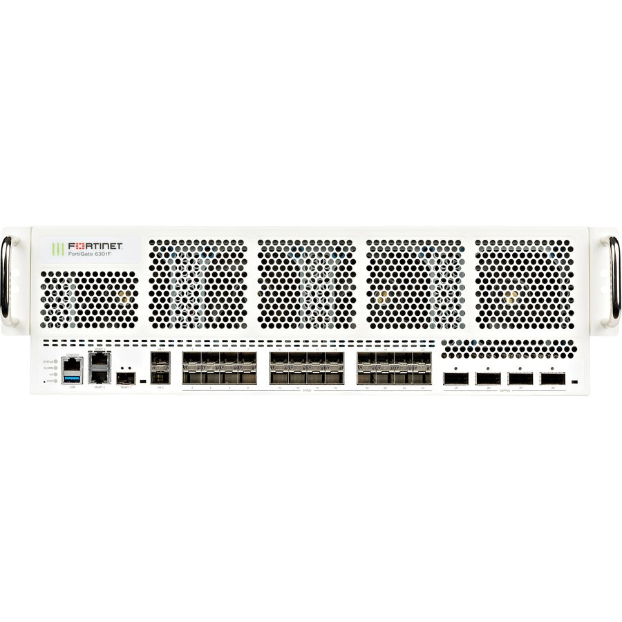 Fortinet FG-6301F-DC-BDL-811-12 FortiGate Network Security/Firewall Appliance, 1 Year 24x7 FortiCare and FortiGuard Enterprise Protection