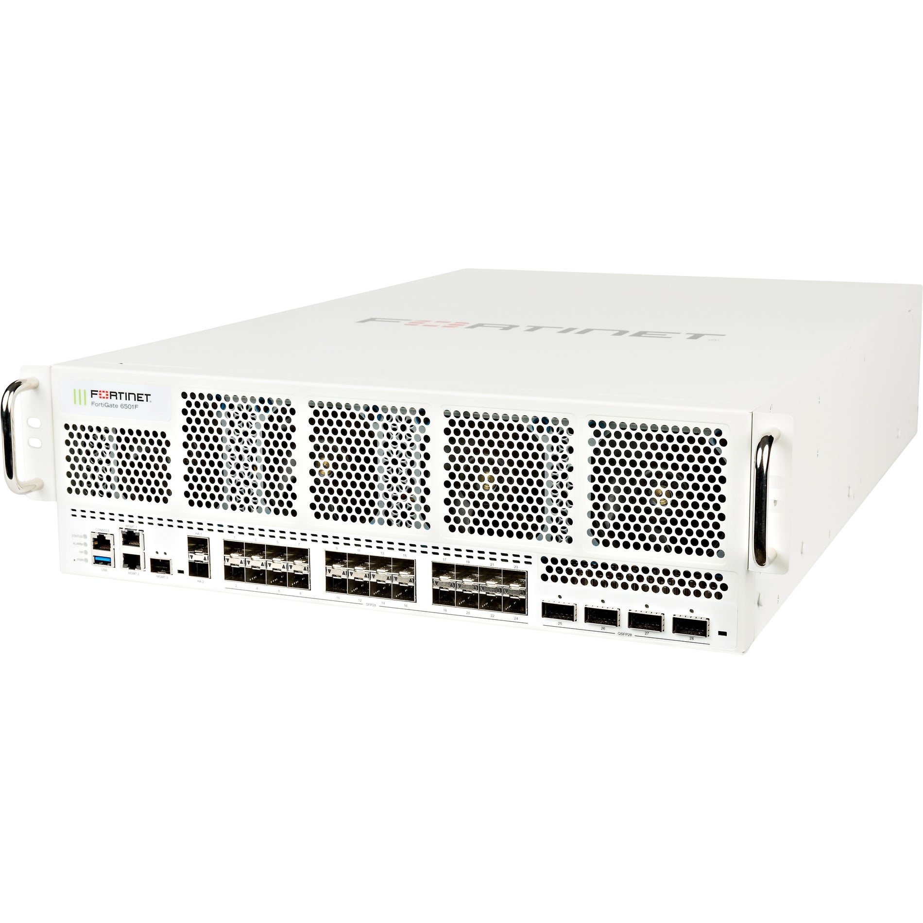 Fortinet FG-6501F-DC FortiGate Network Security/Firewall Appliance, 40GBase-X, 10GBase-X, 100GBase-X, 100 Gigabit Ethernet
