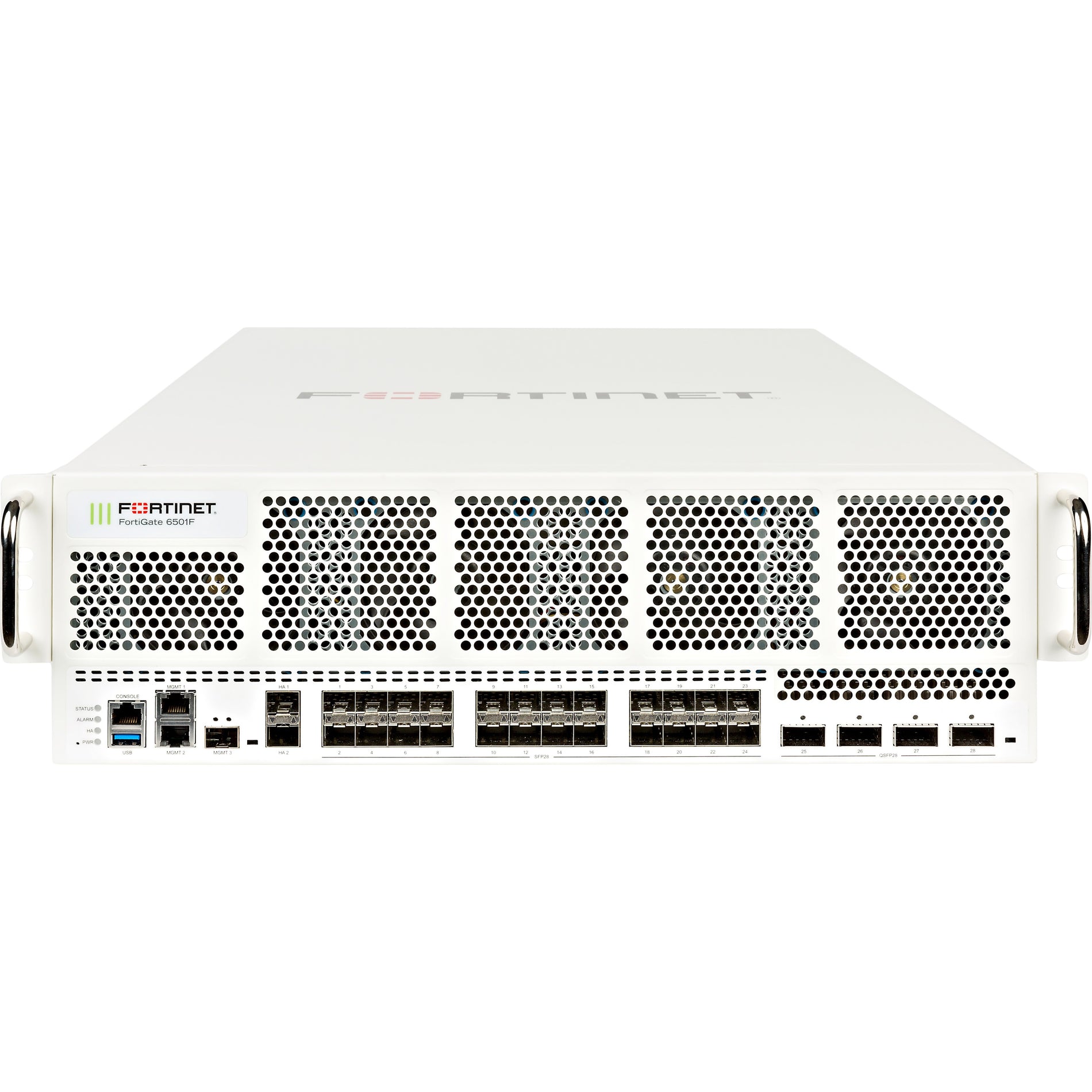 Fortinet FG-6501F-DC FortiGate Network Security/Firewall Appliance, 40GBase-X, 10GBase-X, 100GBase-X, 100 Gigabit Ethernet