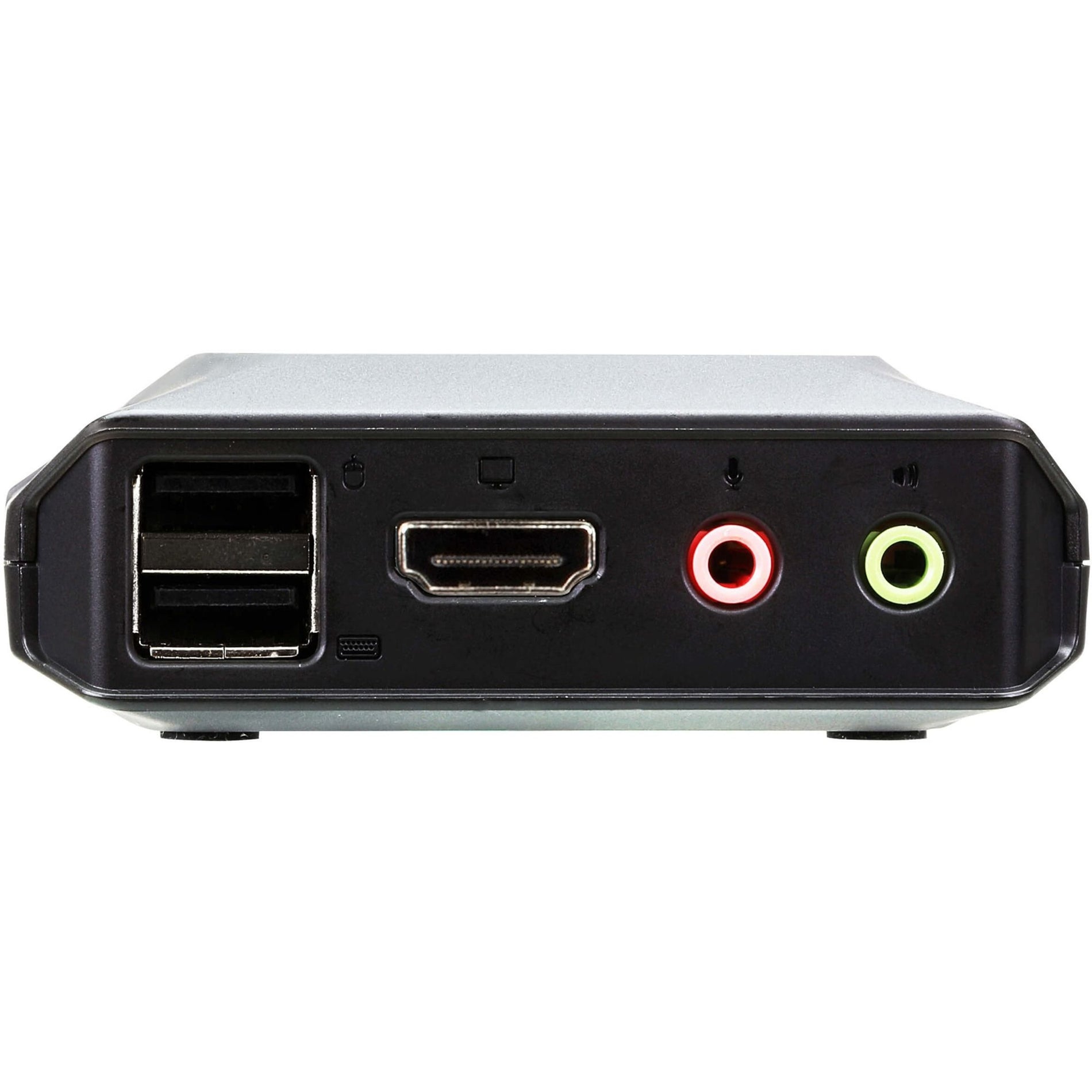 ATEN CS22H 2-Port USB 4K HDMI Cable KVM Switch with Remote Port Selector, Easy Remote Control and Ultra HD Video Support