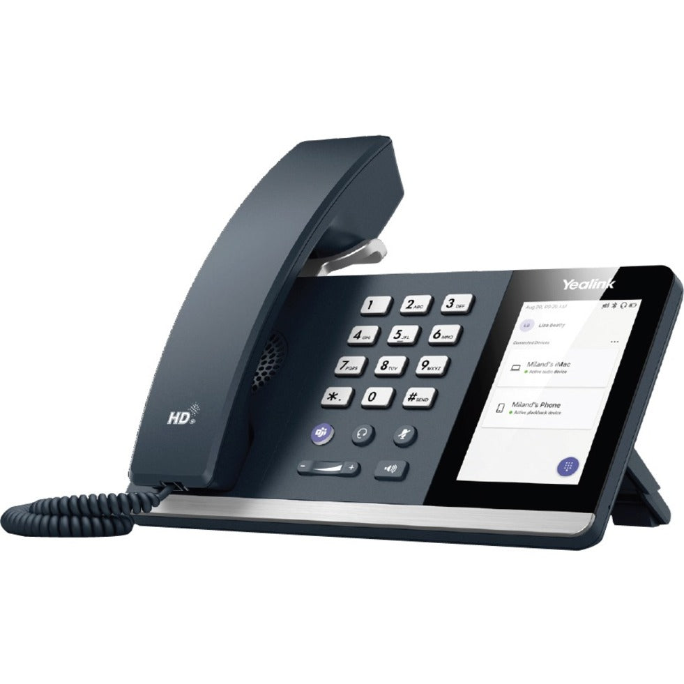 Yealink 1301110 MP50-Teams IP Phone, Corded VoIP, Speakerphone, USB
