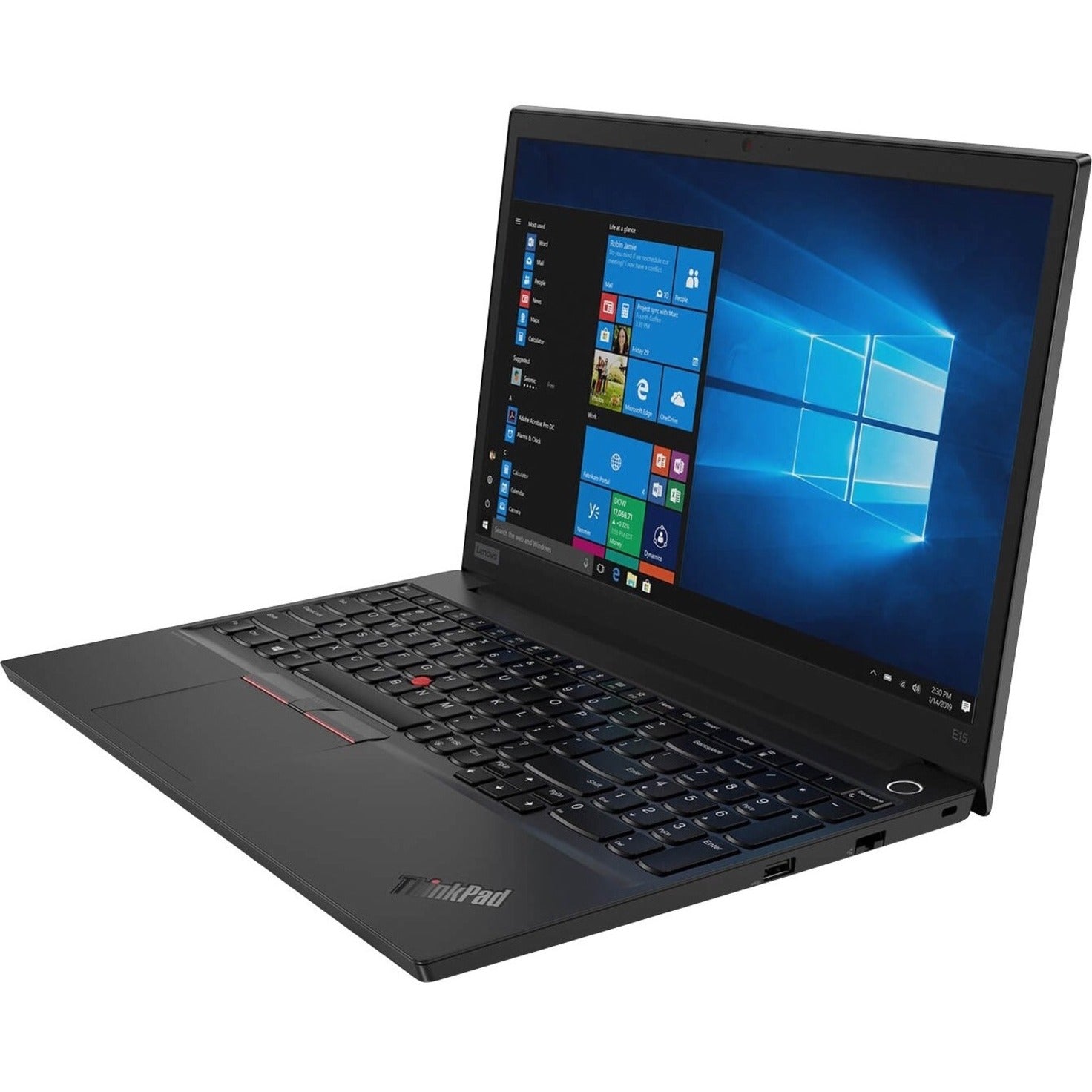 Lenovo 20TDS06700 ThinkPad E15 G2 15.6 Touch Notebook, Core i7, 16GB RAM, 512GB SSD, Windows 10 Pro