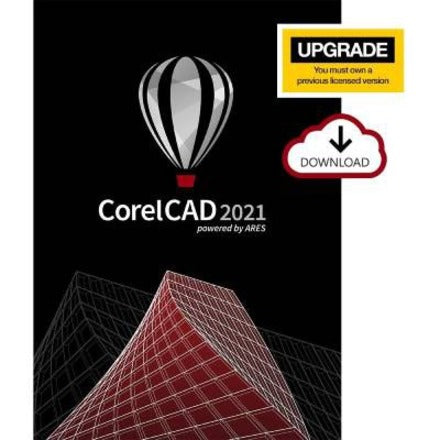 Corel ESDCCAD2021MLUG CorelCAD 2021 - Upgrade License, 1 User