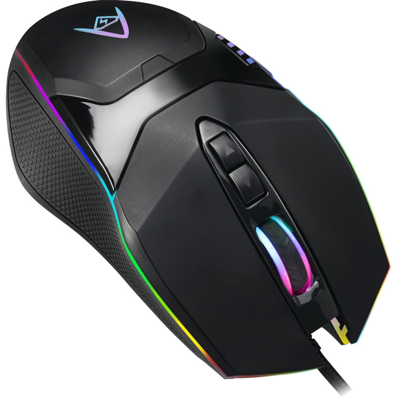 Adesso IMOUSE X5 RGB Illuminated Gaming Mouse, 6400 DPI, Ergonomic Fit, 7 Buttons