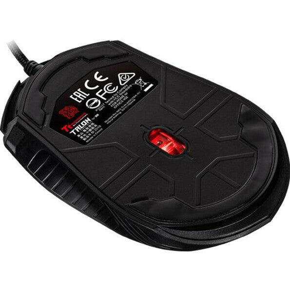 Tt eSPORTS MO-TLN-WDOTBK-01 TALON V2 Mouse, Ergonomic Fit, 3200 dpi, 6 Buttons, USB