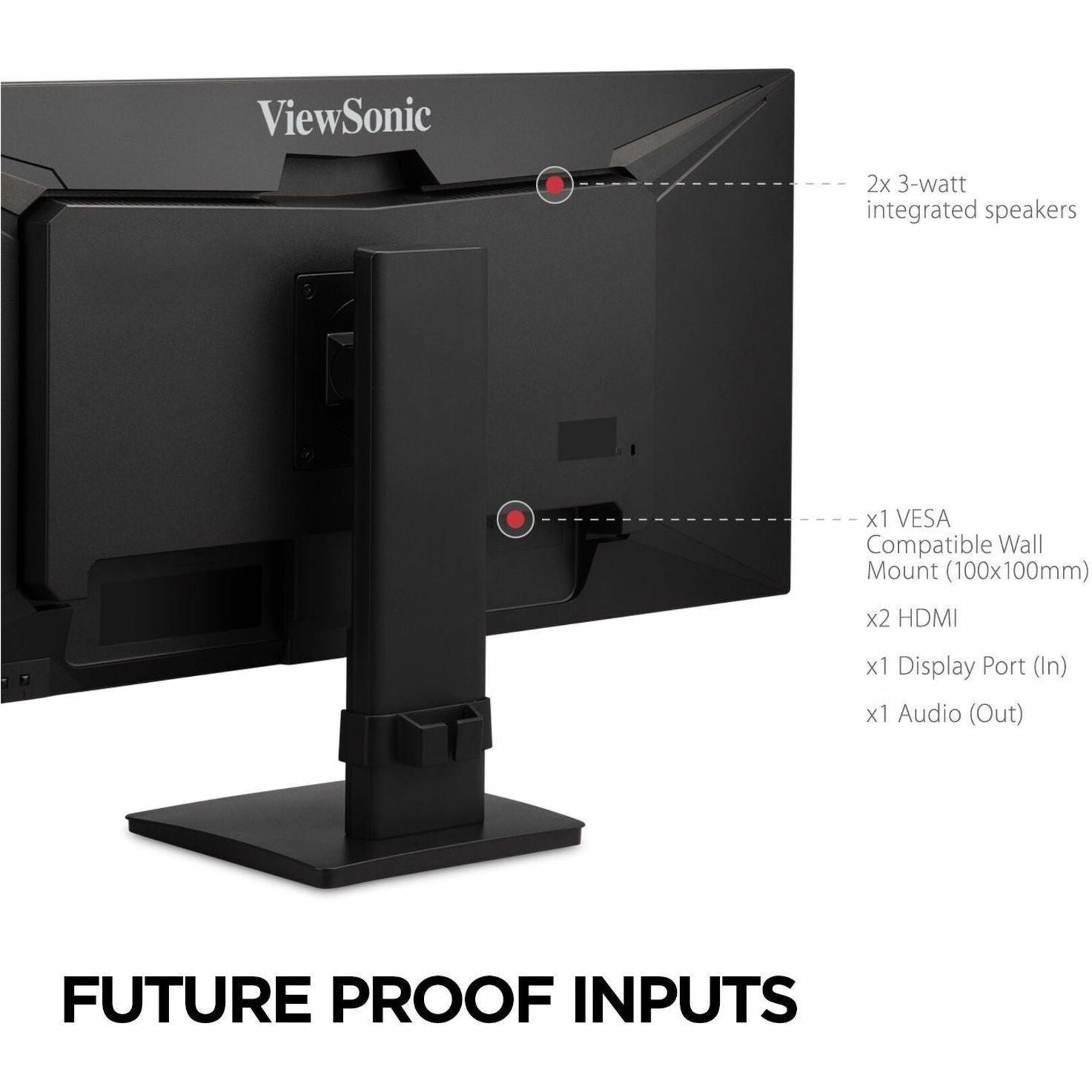 ViewSonic VA3456-MHDJ 34" IPS UltraWide Monitor, 3440x1440 Resolution, HDMI & VGA