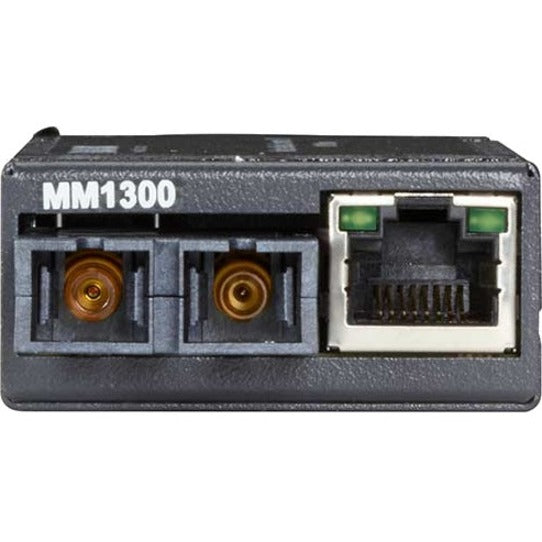 Black Box LHC013A-R4 MultiPower Miniature Transceiver/Media Converter, 10/100 Mbps TX/SX MM 1300NM 2KM ST