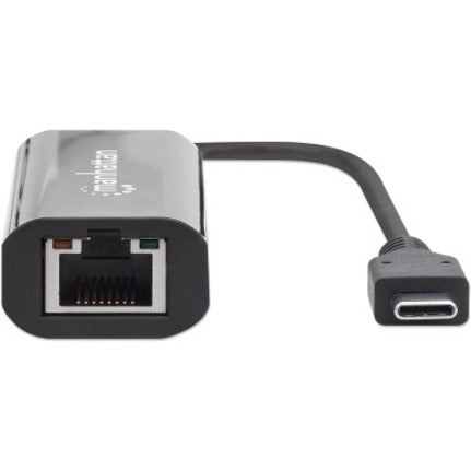 Manhattan 153300 USB-C To 2.5GBASE-T Ethernet Adapter, Multi/Gigabit 5Gbps Ethernet