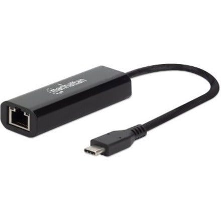 Manhattan 153300 USB-C To 2.5GBASE-T Ethernet Adapter, Multi/Gigabit 5Gbps Ethernet