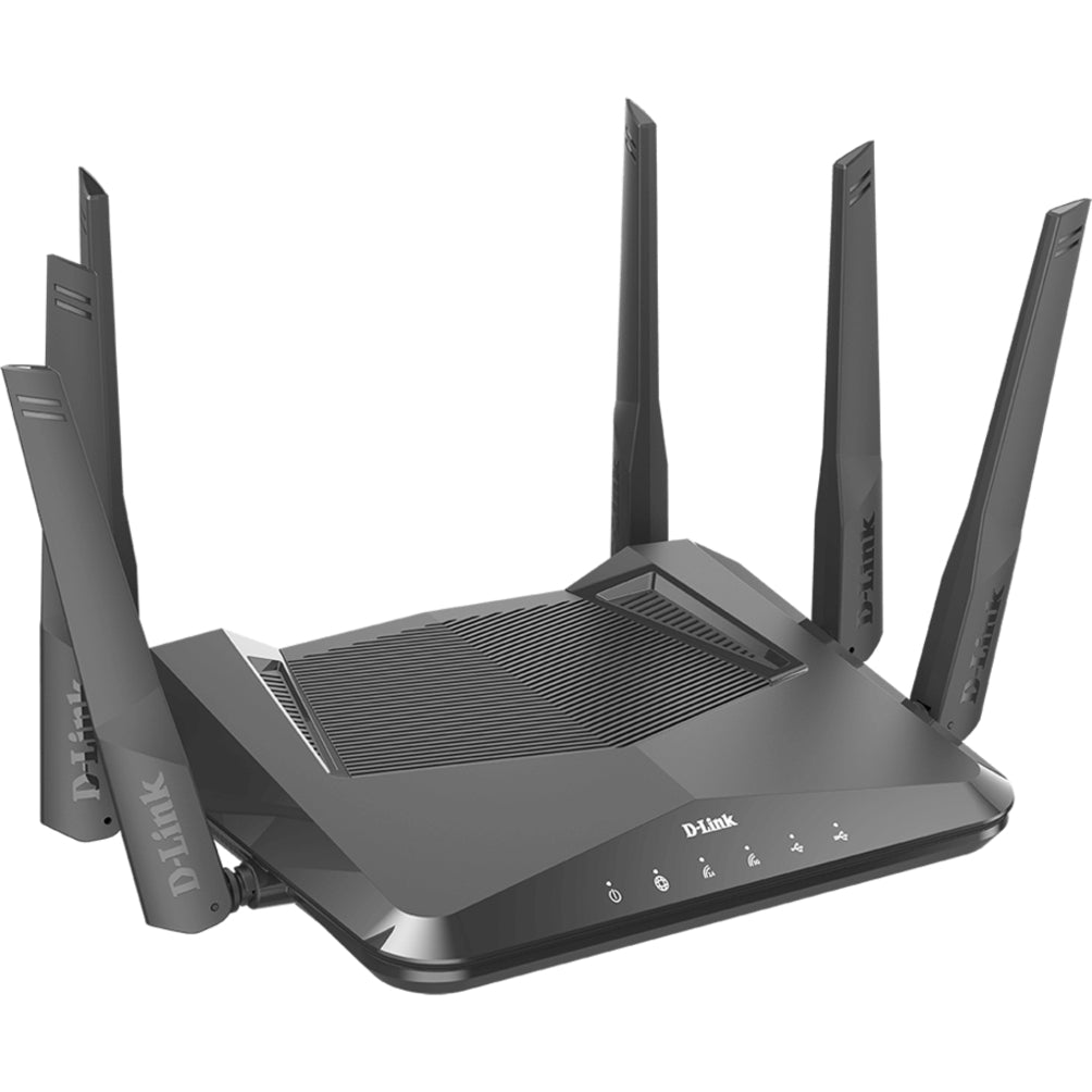 D-Link DIR-X4860-US EXO AX AX4800 Wi-Fi 6 Router, Gigabit Ethernet, 4 Network Ports, 1 Broadband Port, 1 Year Warranty